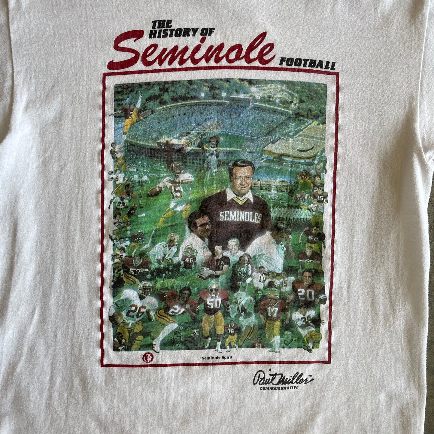 History of FSU Football Shirt