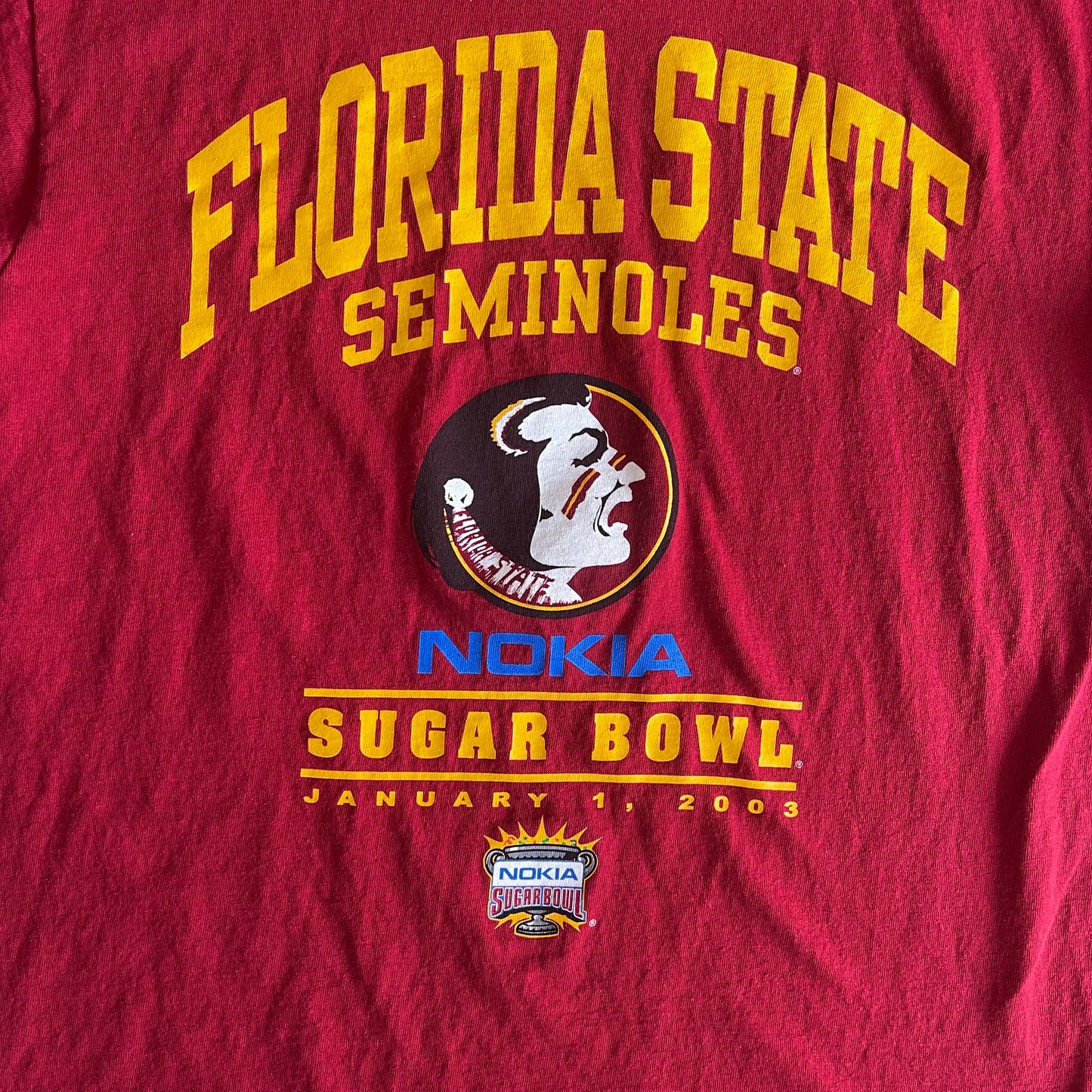 FSU 2003 Sugar Bowl Shirt