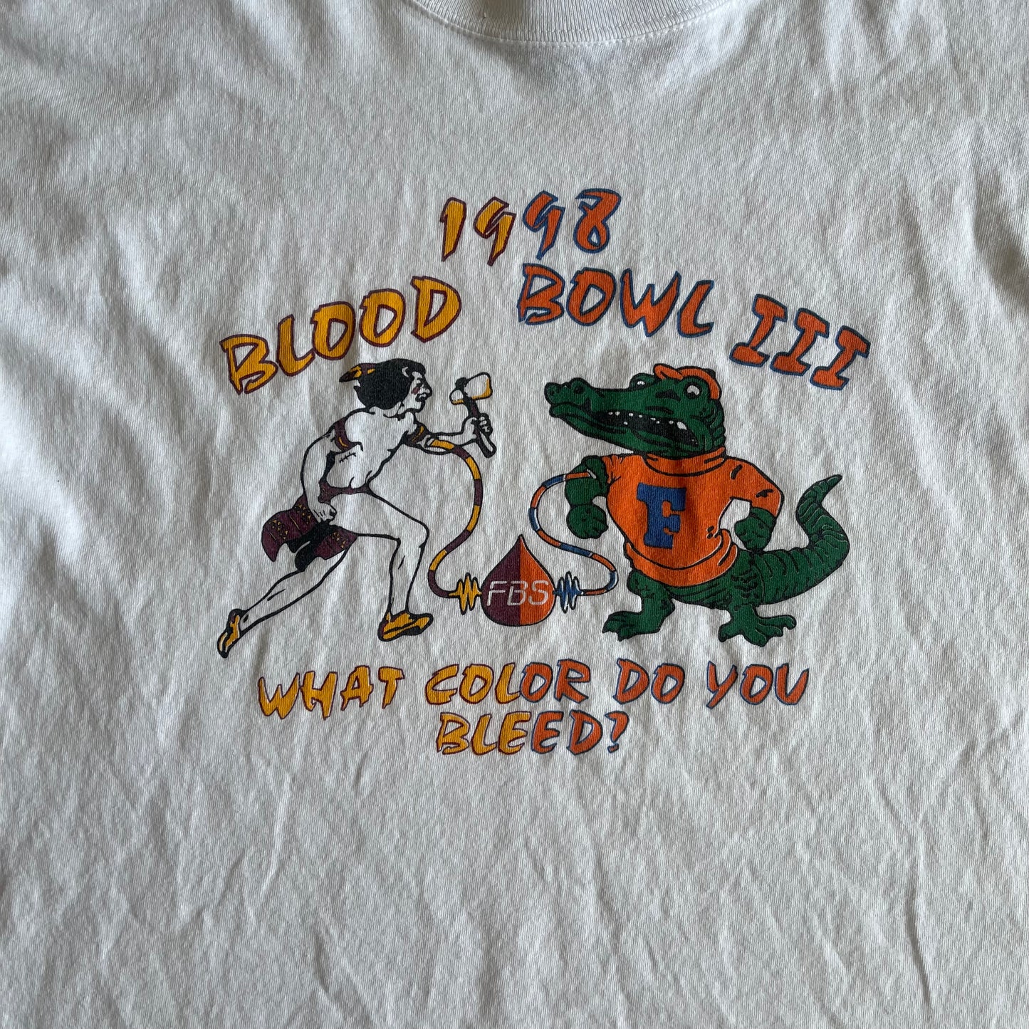 1998 FSU vs UF Blood Bowl Shirt