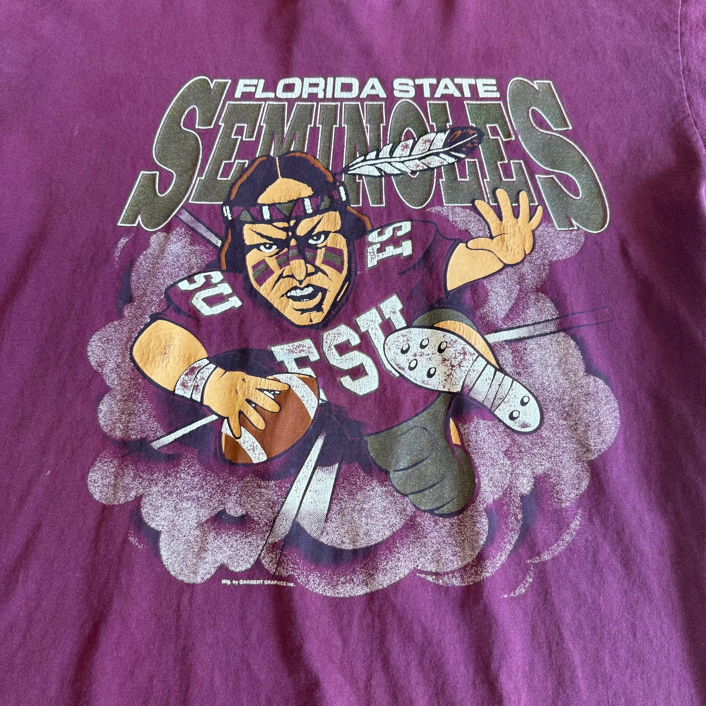 FSU Garmet Graphics Big Print Shirt