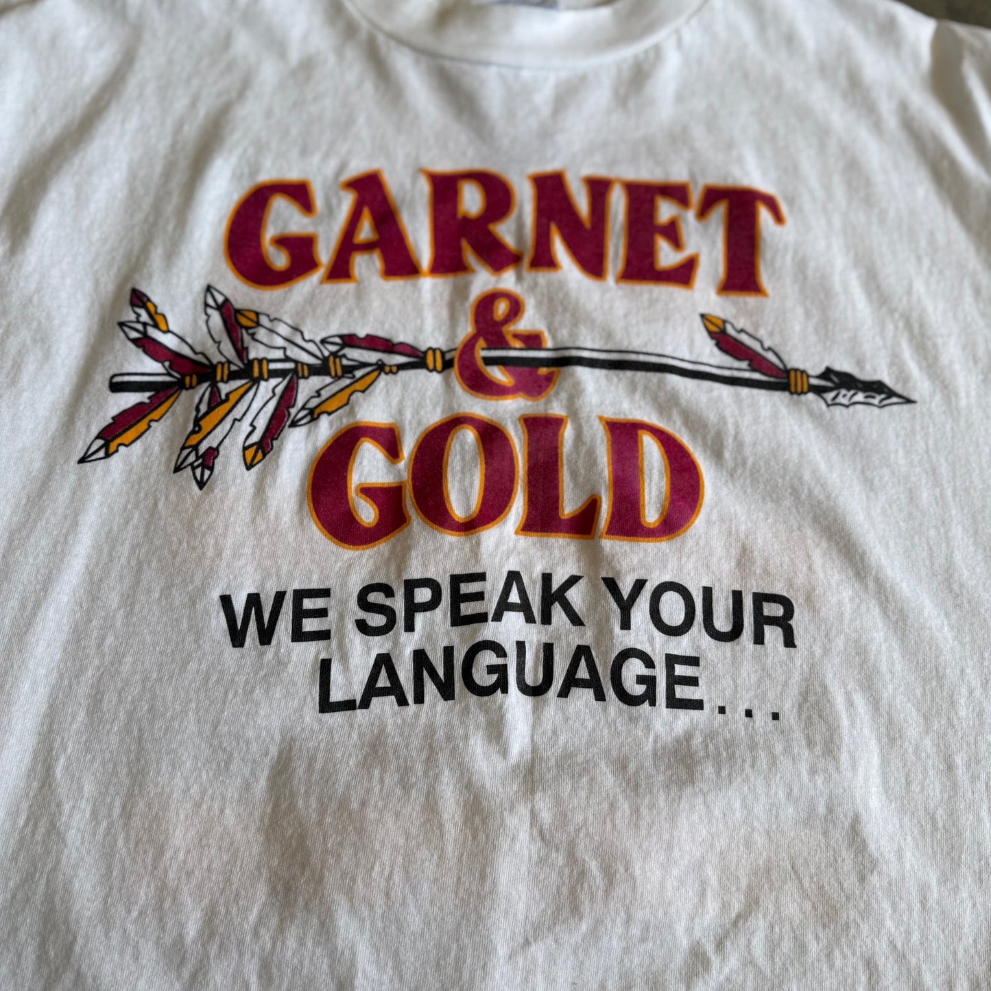Garnet & Gold We Speak Your Language Shirt