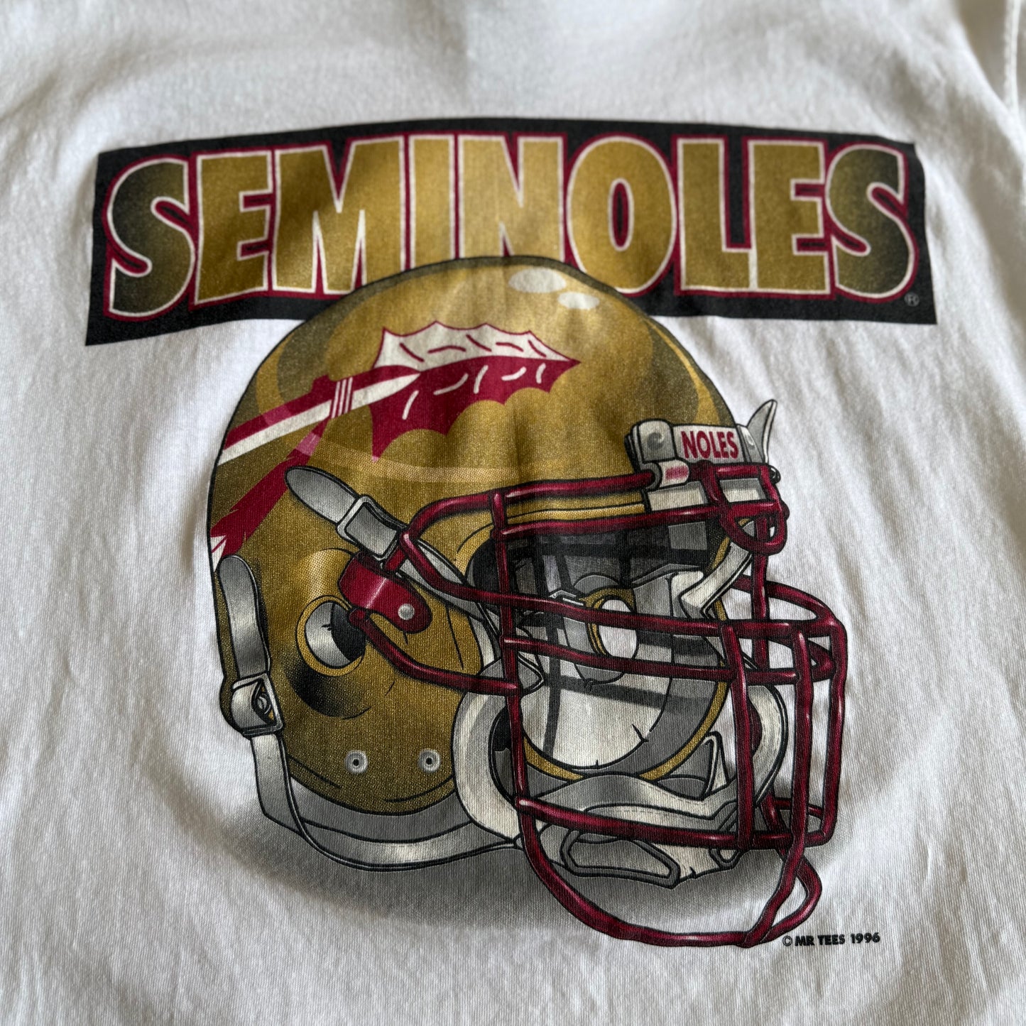 1996 FSU Helmet Tee Shirt