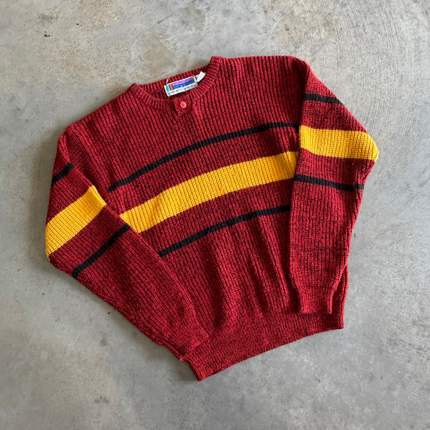 Striped Graphix Sweater