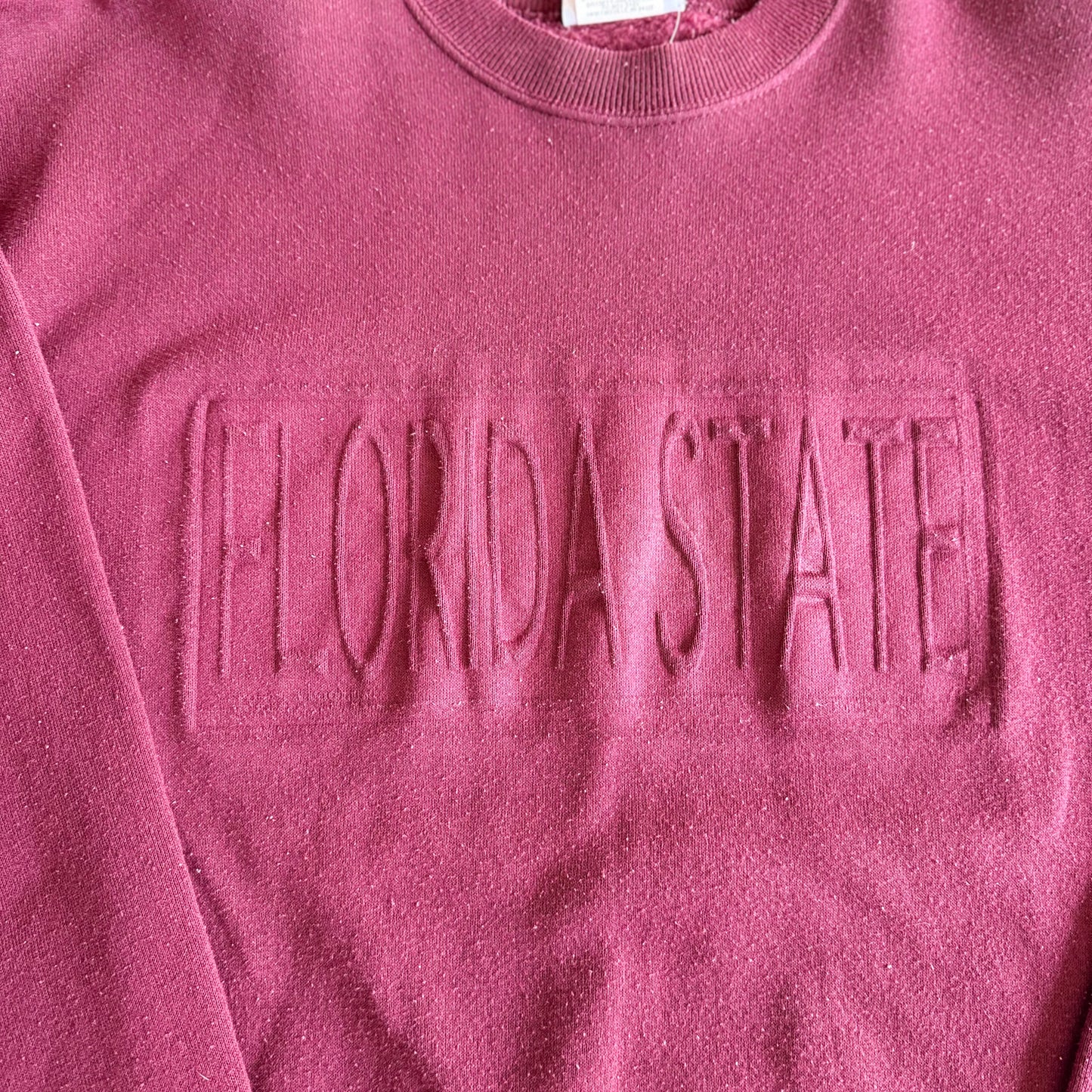 FSU Jerzees Embossed Sweatshirt (As-Is)