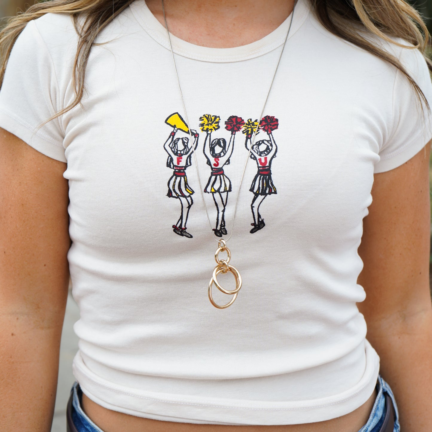 Picked x artxnikki FSU Cheerleader Tee