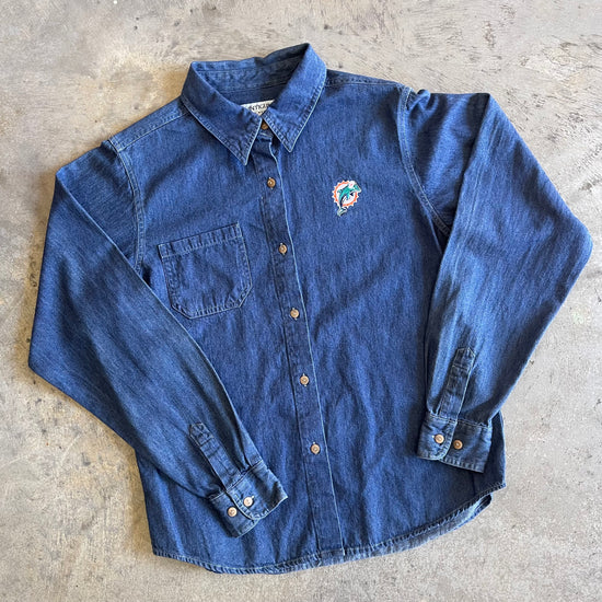 Miami Dolphins Denim Shirt