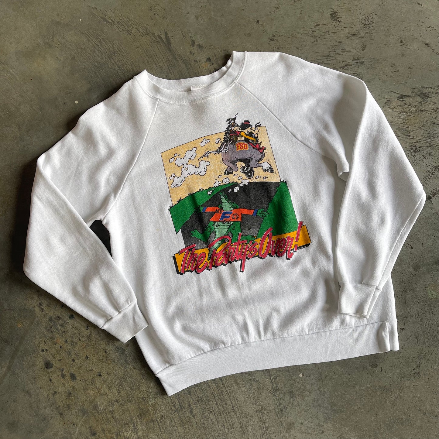 FSU The Party's Over Crewneck (As-Is)