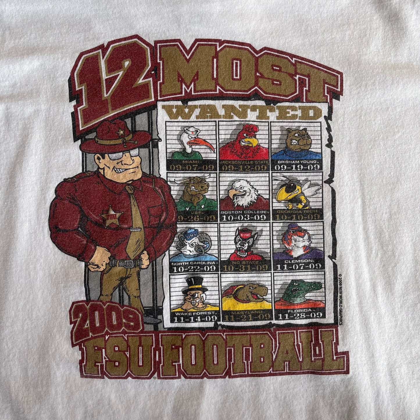 2009 FSU New Sheriff In Town Shirt