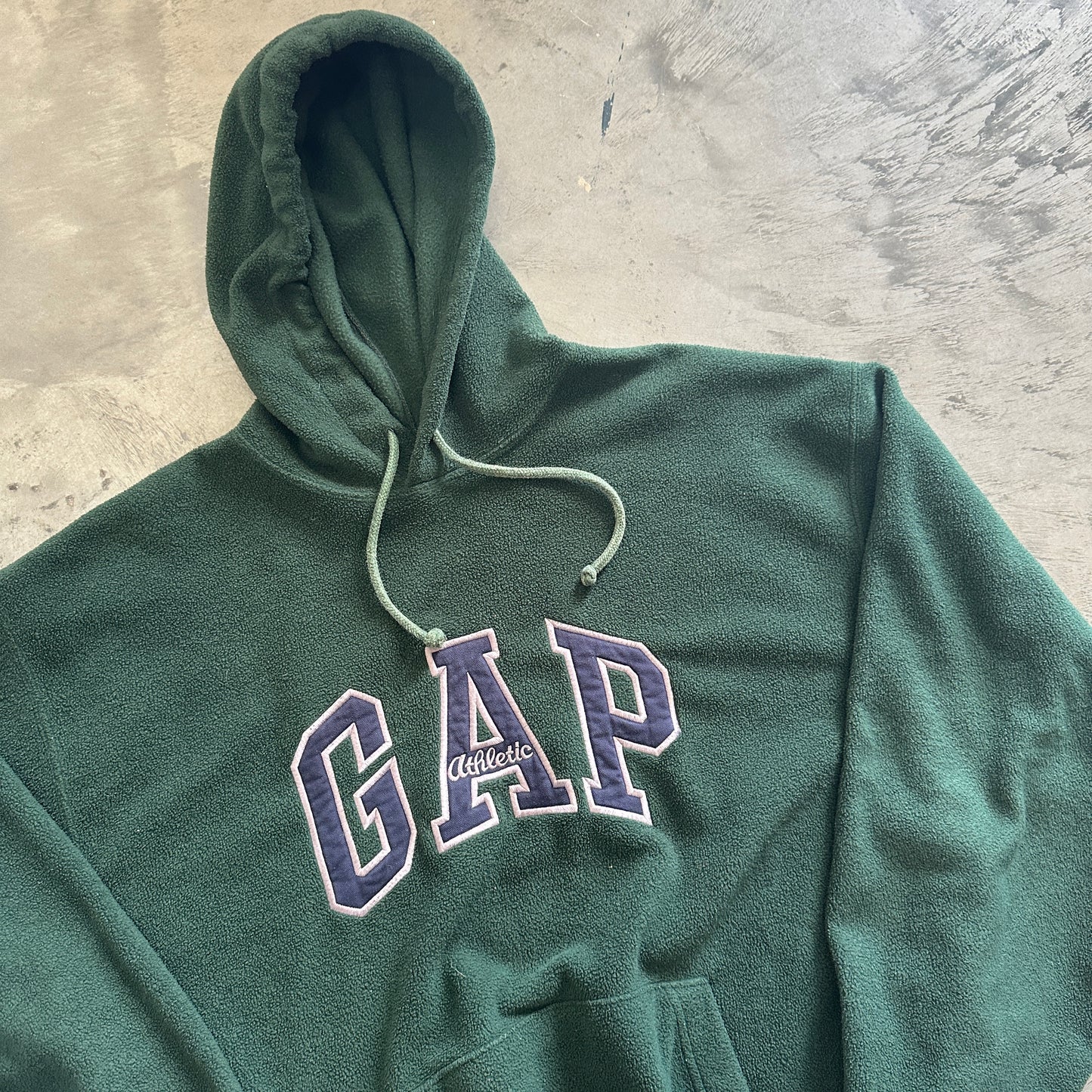 Green Gap Fleece Hoodie