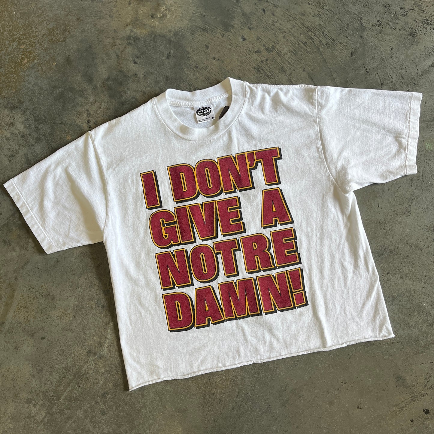 Don't Give a Notre Damn Cropped Shirt