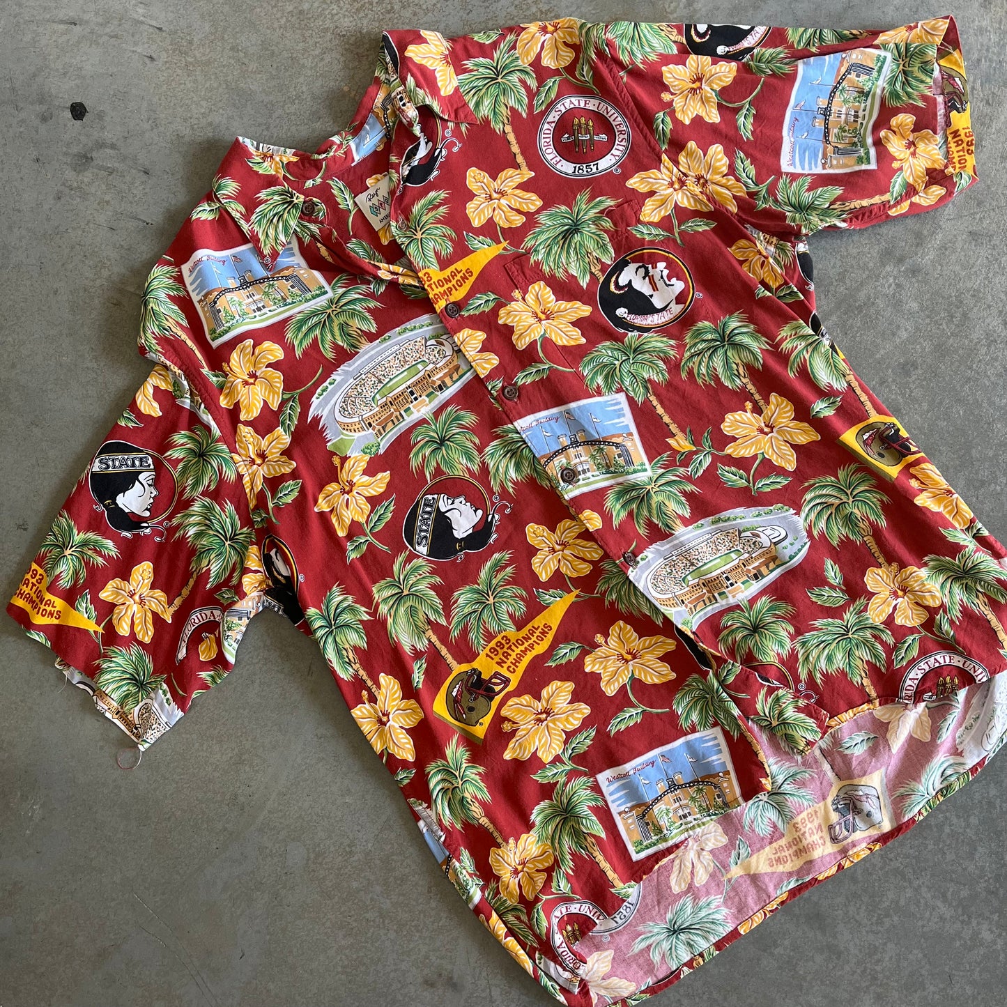 FSU 1993 Champs Hawaiian Shirt