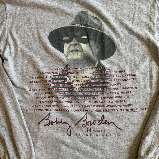 Bobby Bowden 34 Years Shirt