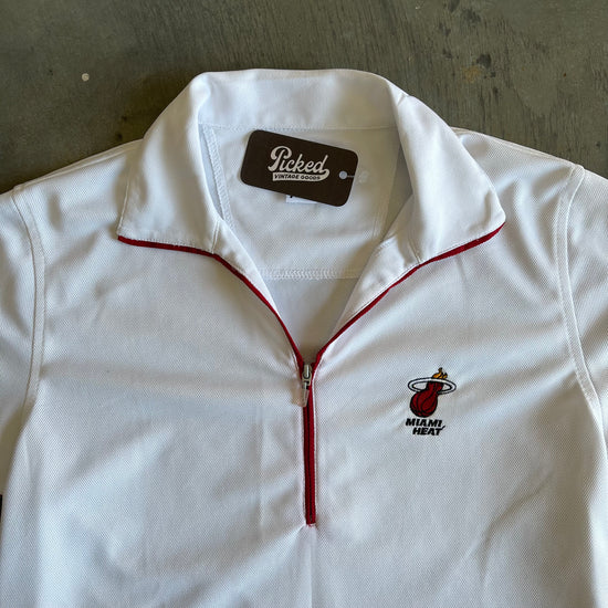 Miami Heat Women's Zip Up Baby Tee
