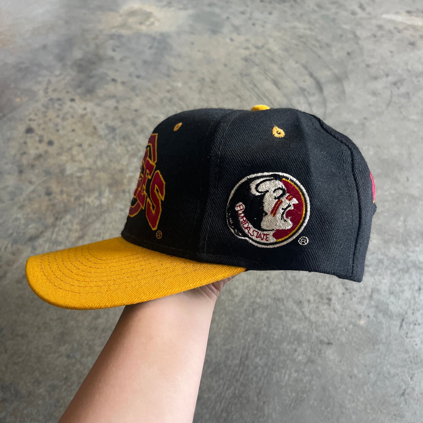 FSU "FS" Noles Cardinal Cap Hat