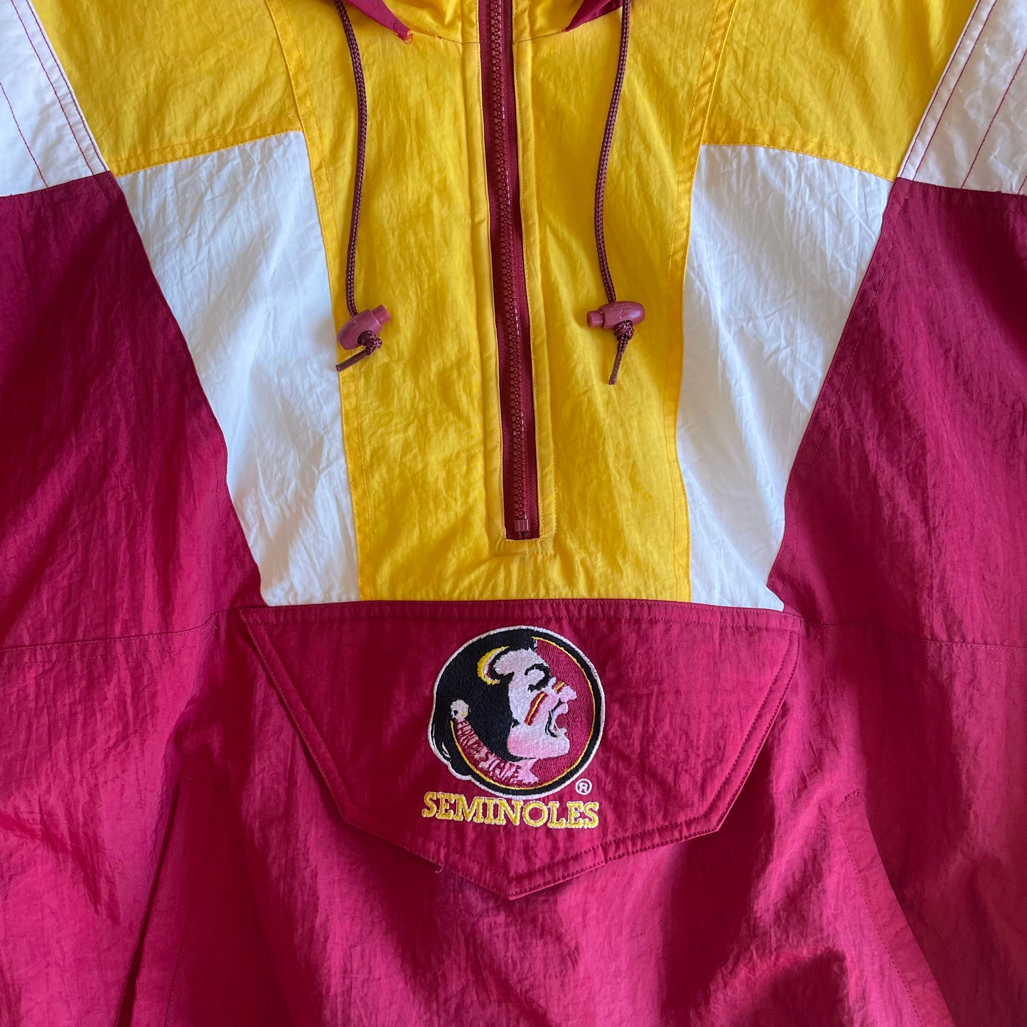 FSU 1/2 Zip Starter Puffer Jacket