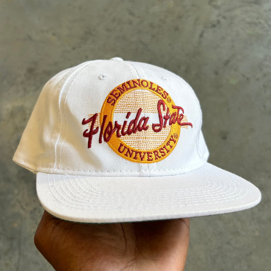 White The Game Circle Logo Hat (Modern)
