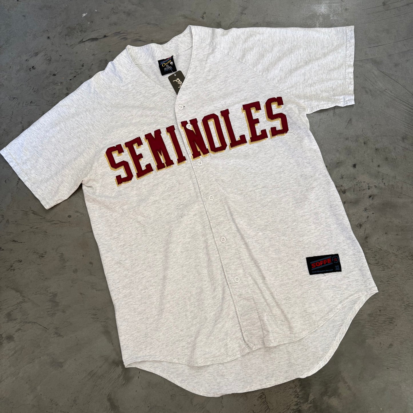 Seminoles Cotton Baseball Jersey