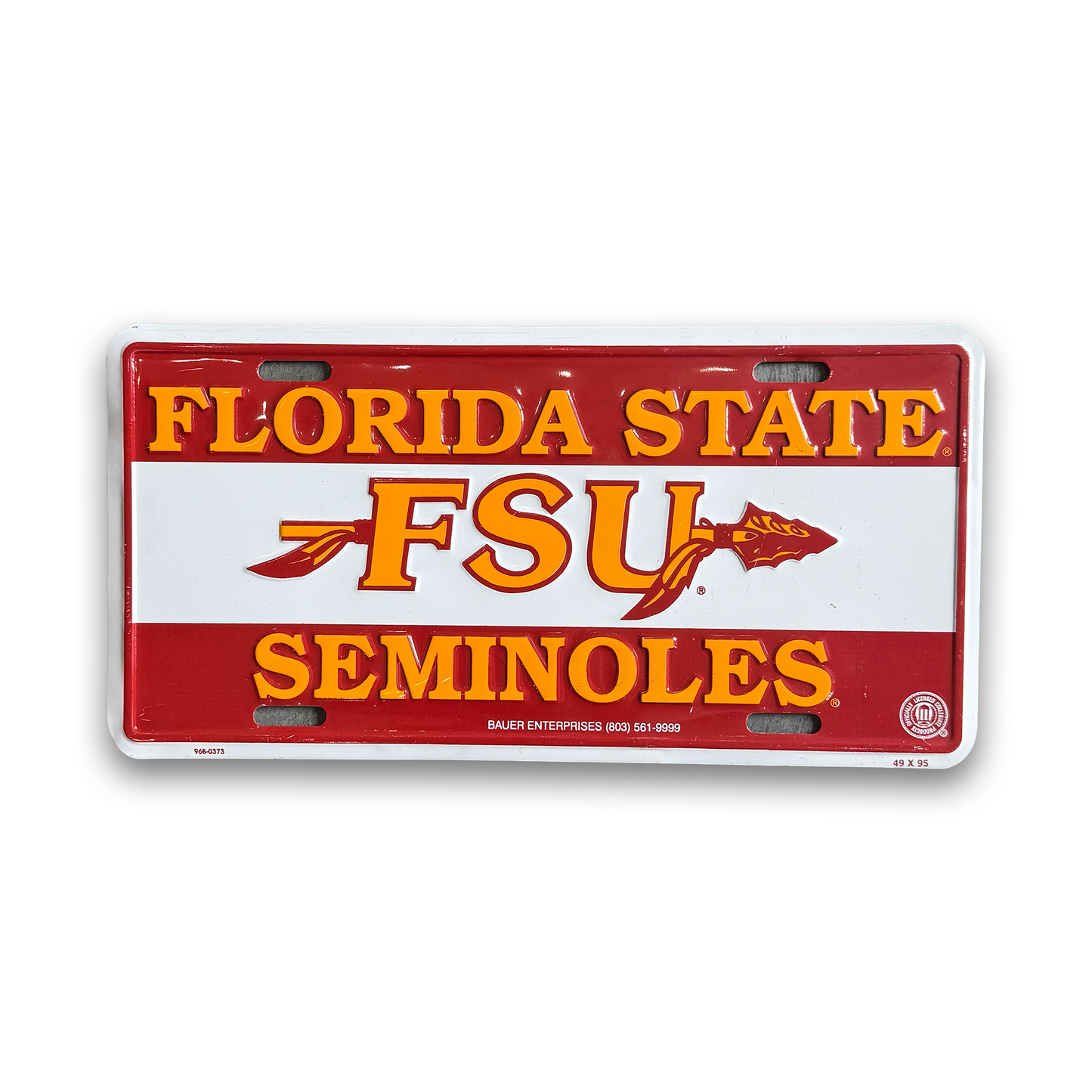 FSU Spear License Plate
