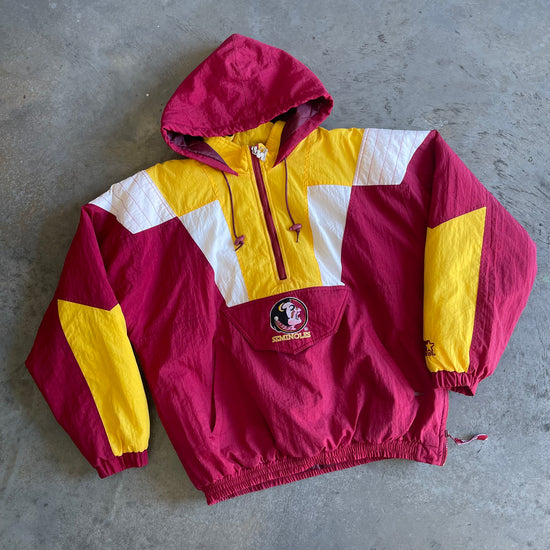 FSU 1/2 Zip Starter Puffer Jacket