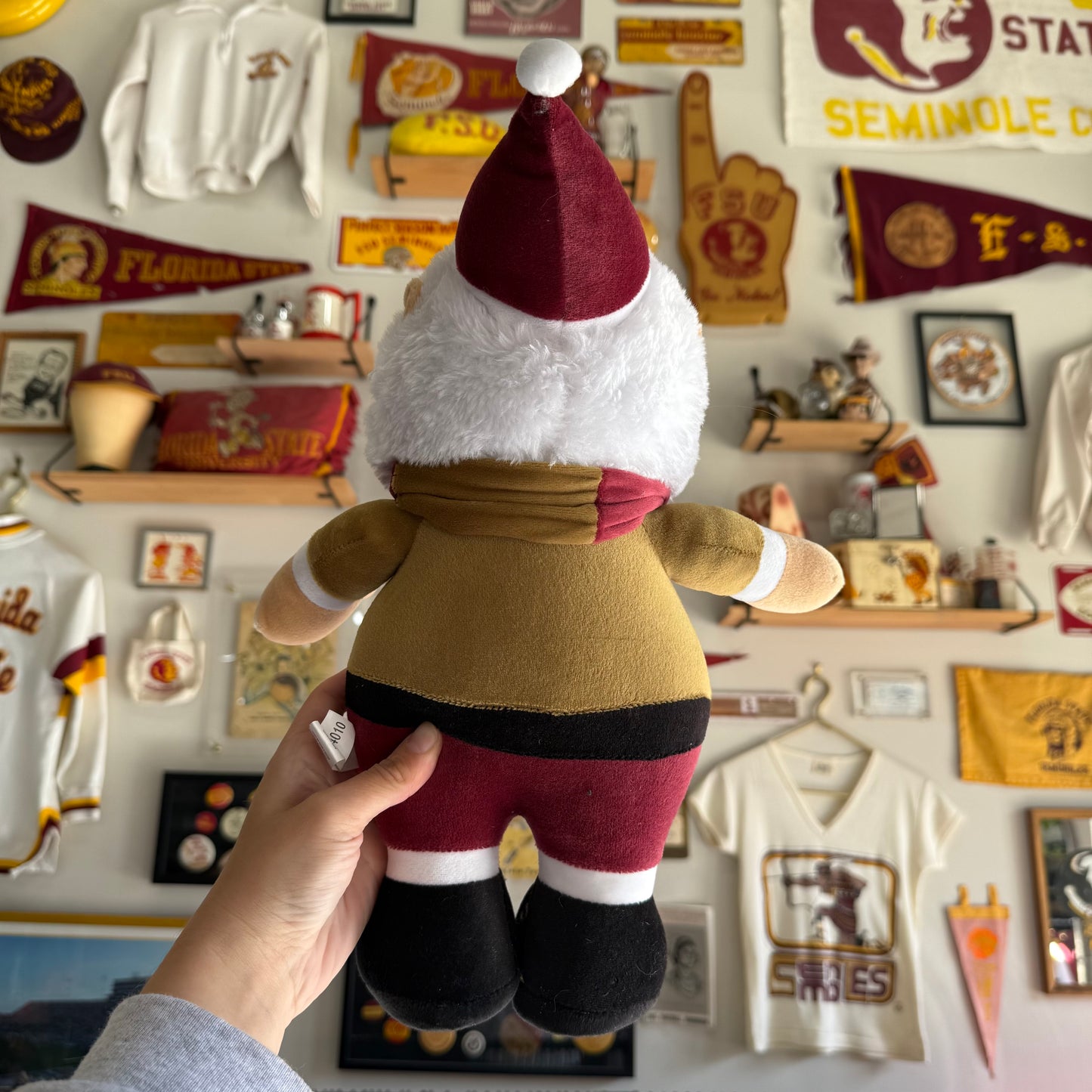 FSU Standing Santa Plush
