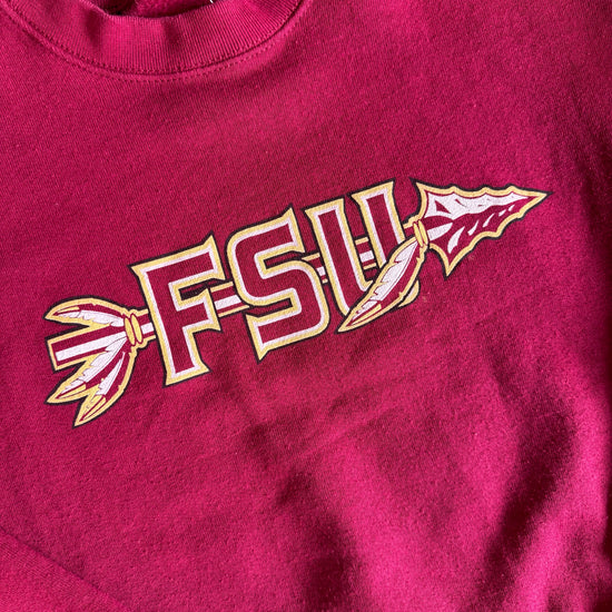 FSU Spear & Letter Crewneck - S