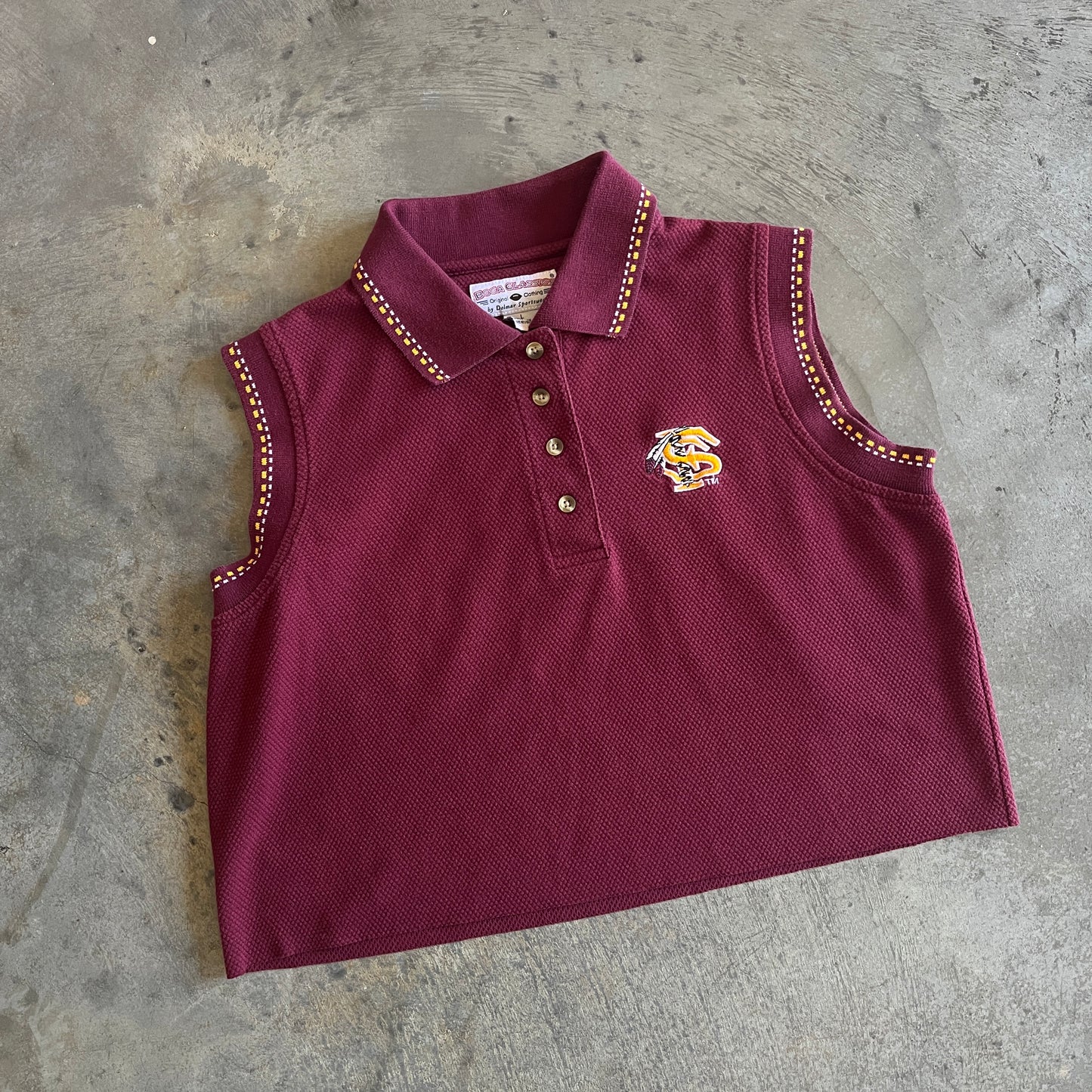 FSU "FS" Cropped Polo