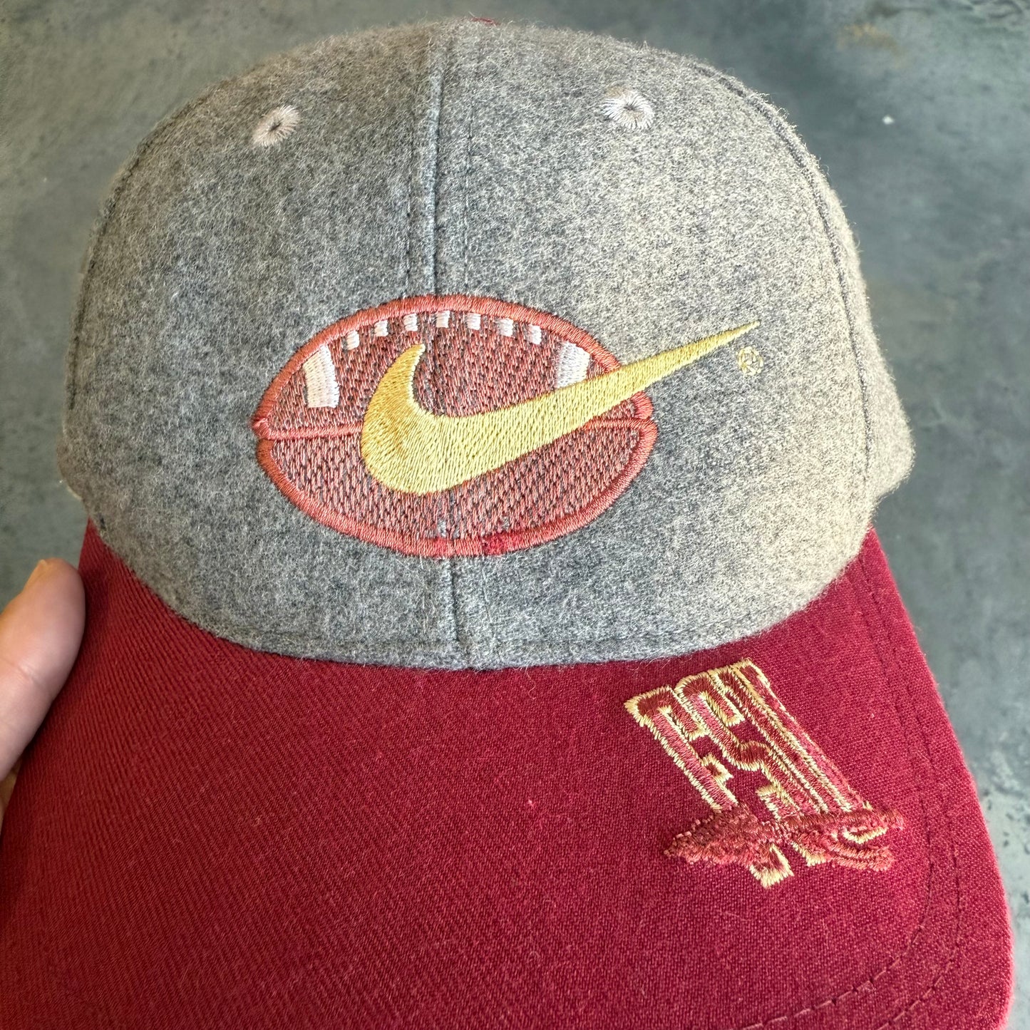 FSU Nike Football Swoosh Hat