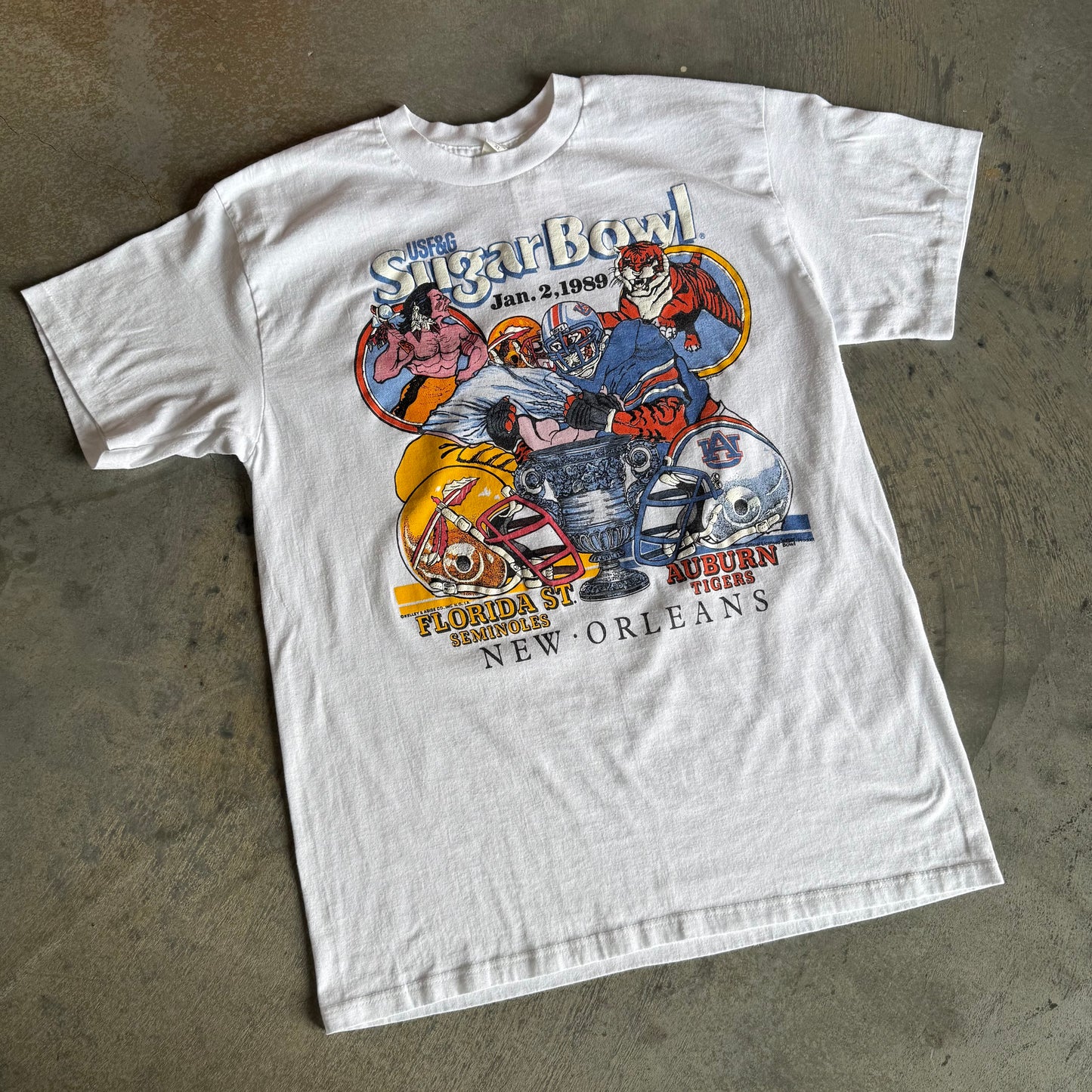 FSU VS Auburn 1989 Sugar Bowl Shirt
