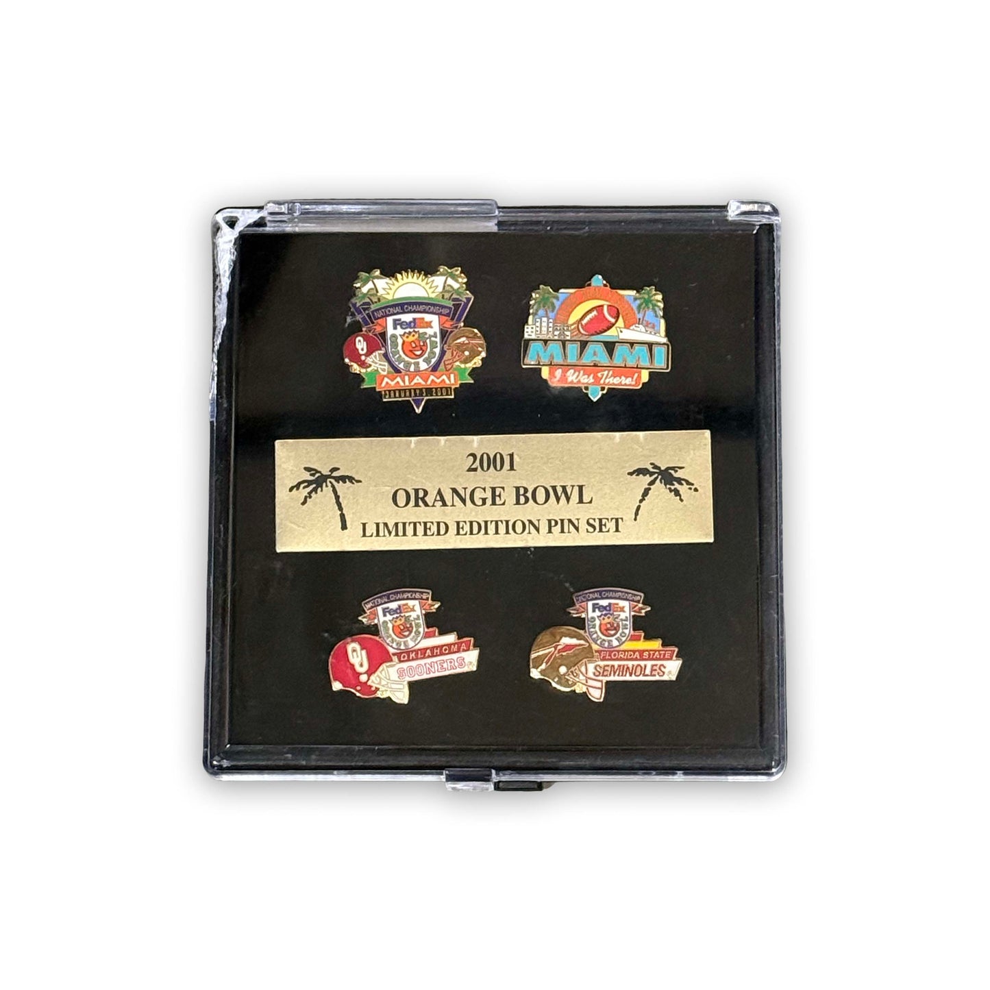 2001 Orange Bowl Pin Set