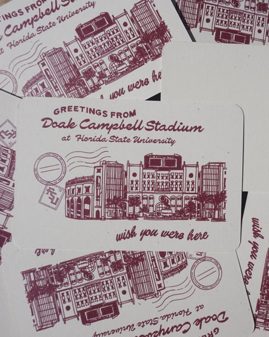 Greetings from Doak Campbell Postcard (AXN)