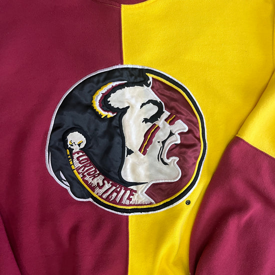 FSU Color Block Starter Crewneck