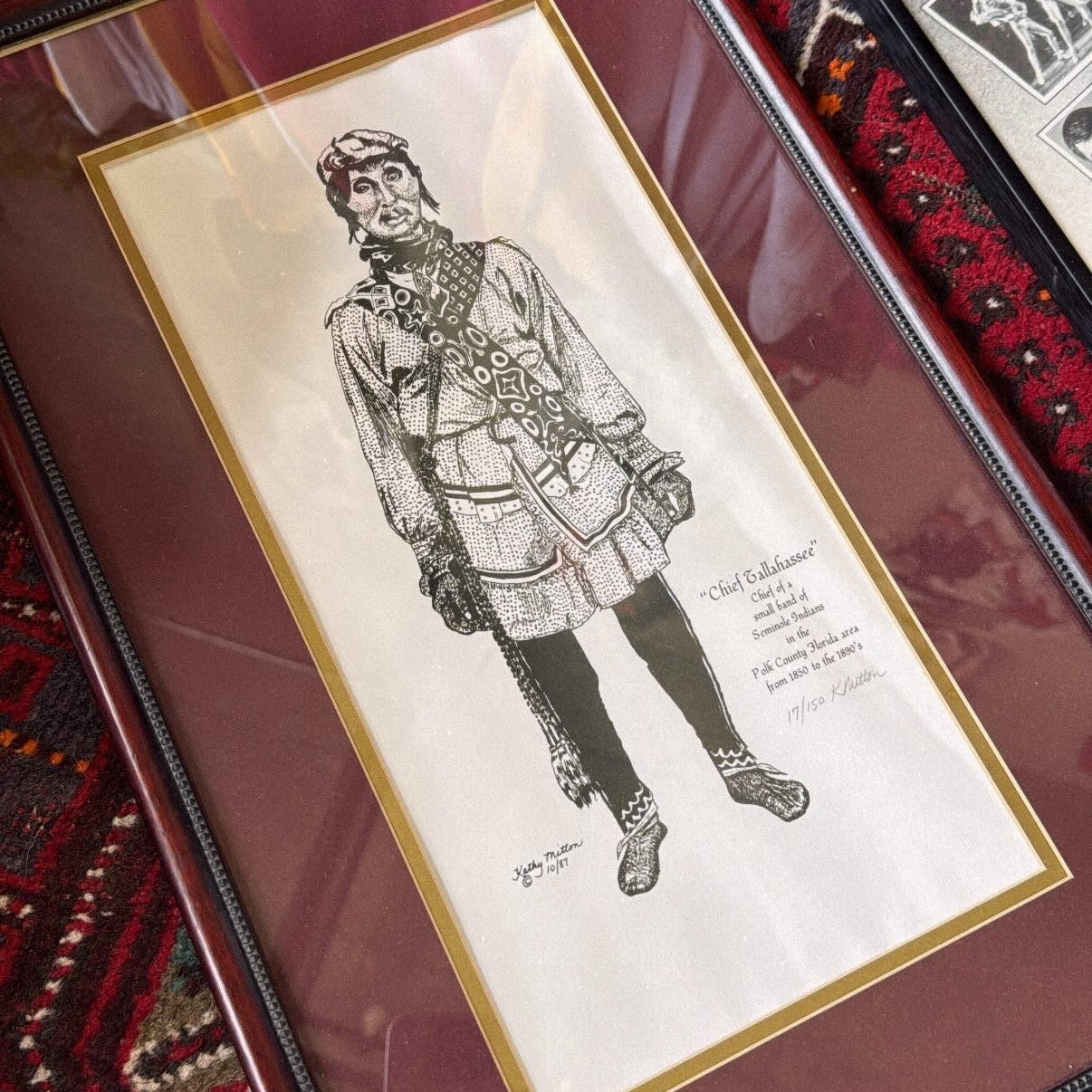 Framed Chief Tallahassee Art