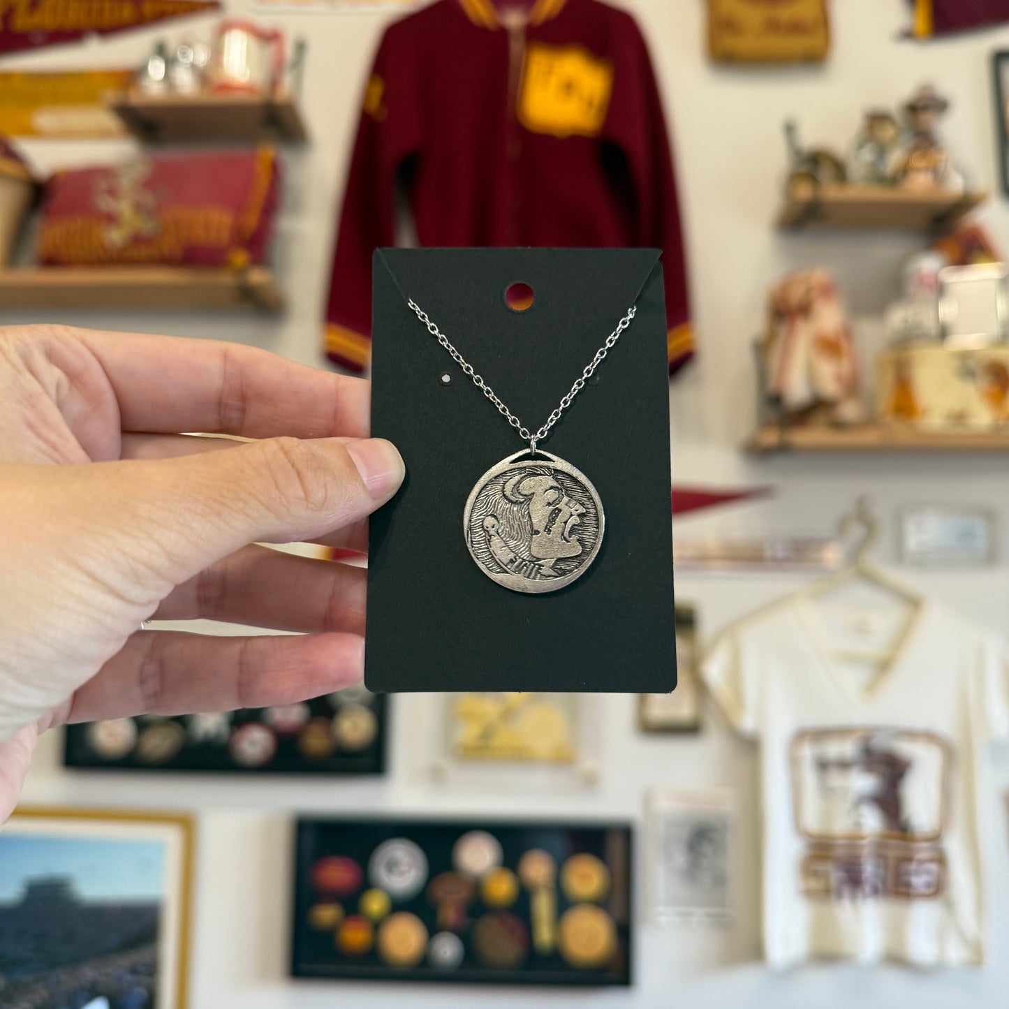 FSU Old Logo Pendant Necklace