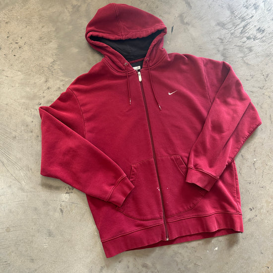 Garnet Nike Zip Up Hoodie (As-Is)