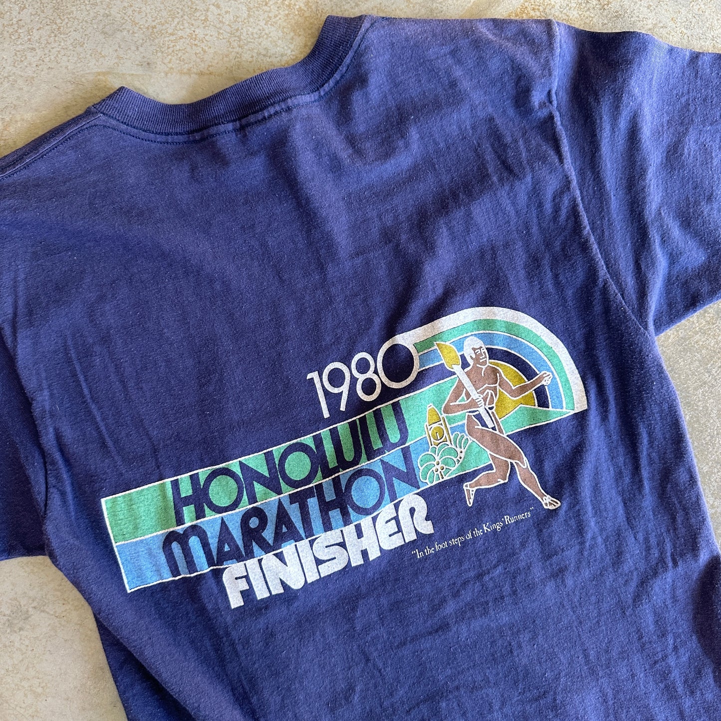 1980 Honolulu Marathon T-Shirt- M
