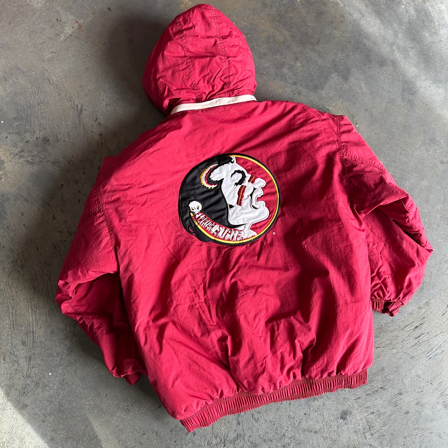 FSU Starter Hooded Puffer Jacket