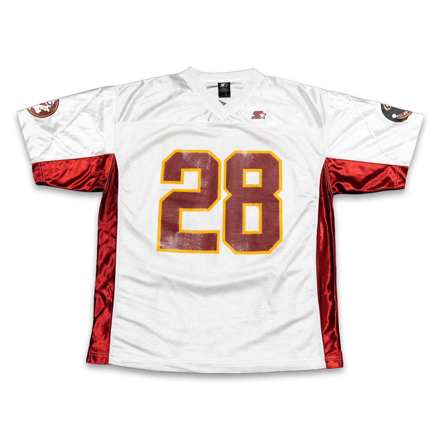 FSU #28 White Starter Football Jersey