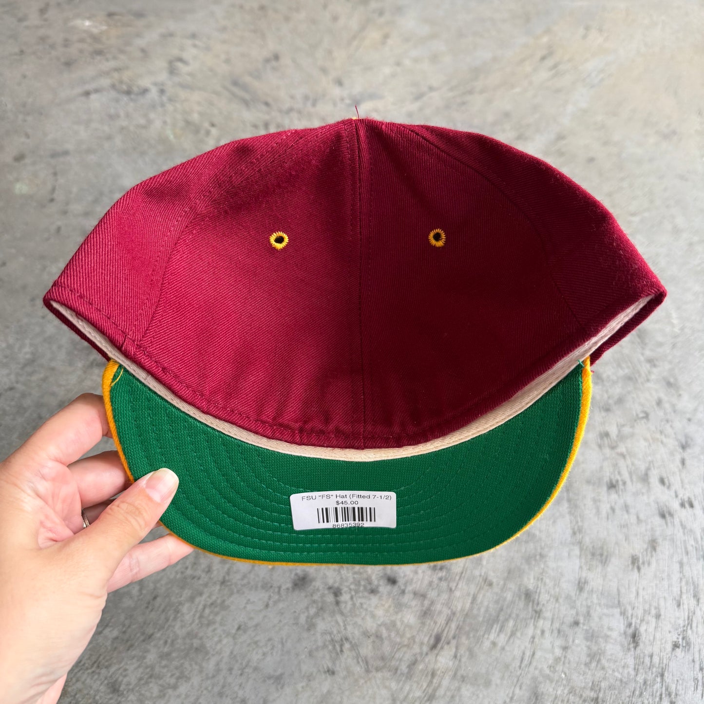 FSU "FS" Hat (Fitted 7-1/2)