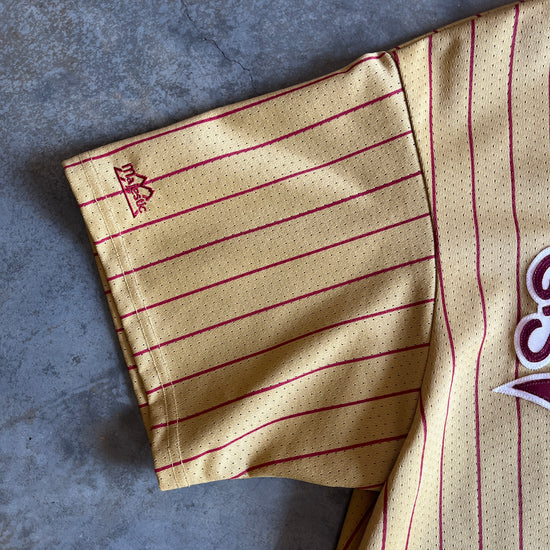 Gold FSU Majestic Baseball Jersey - XL