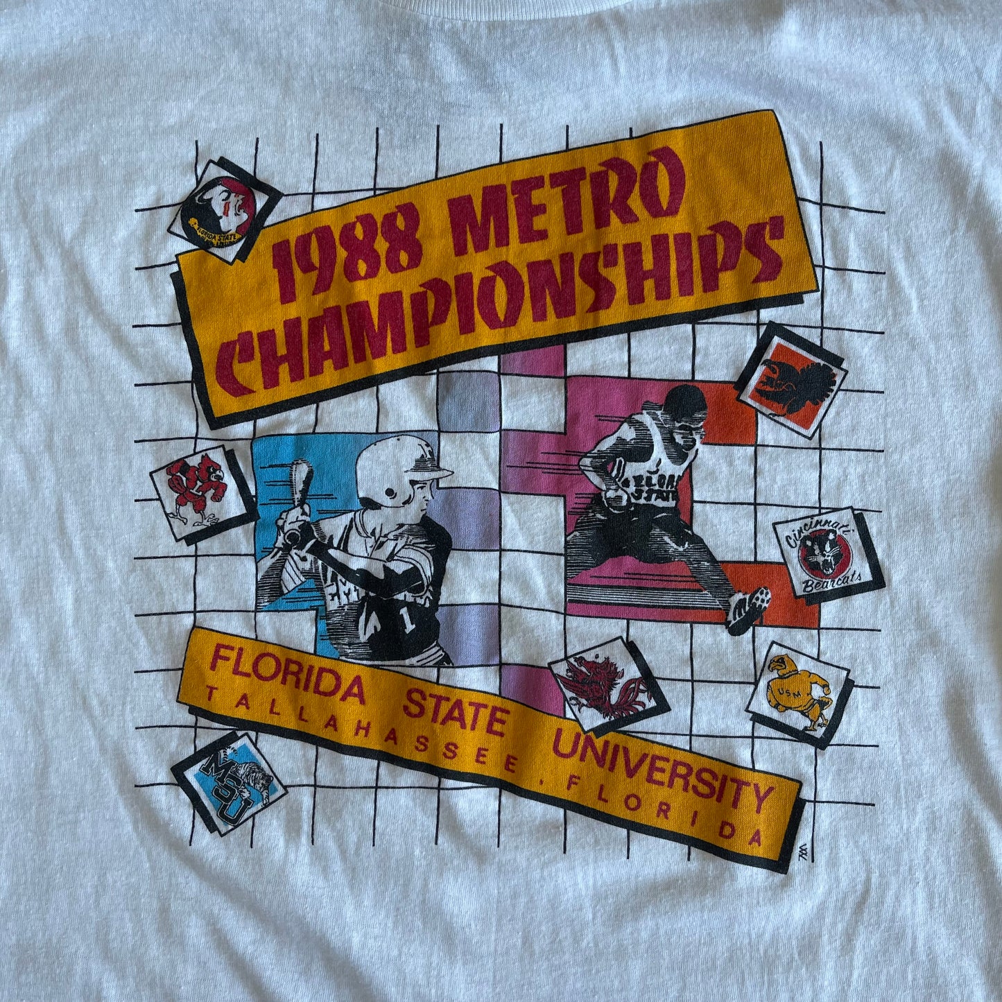 FSU 1988 Metro Championships Shirt