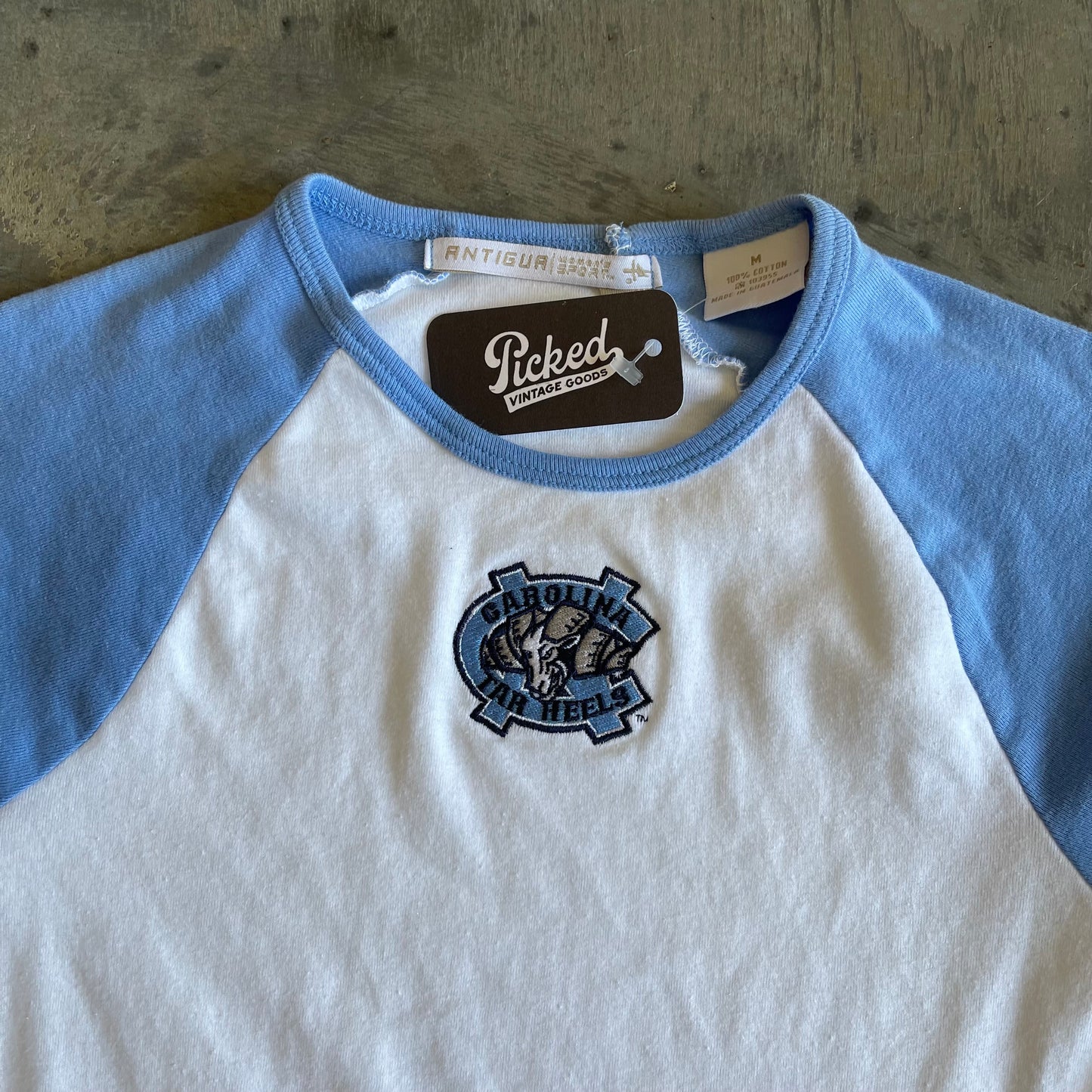 UNC Cap Sleeve Baby Tee