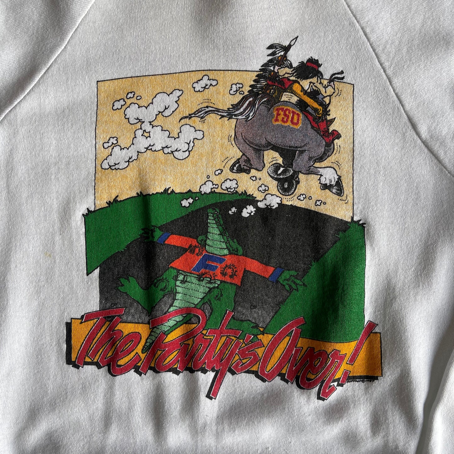 FSU The Party's Over Crewneck (As-Is)