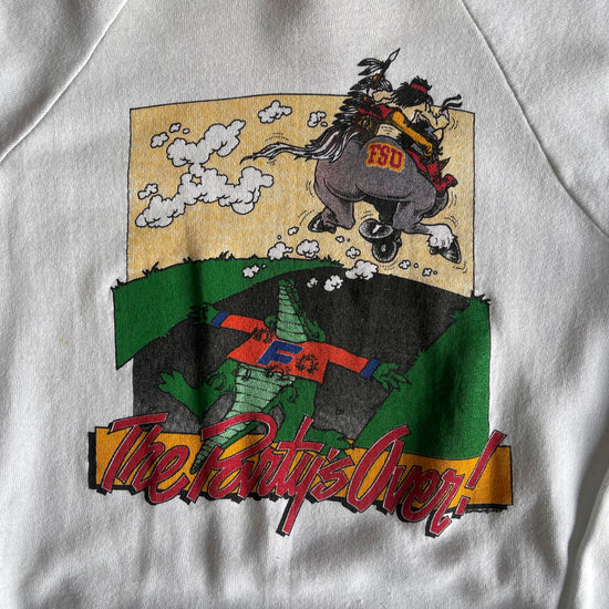 FSU The Party's Over Crewneck (As-Is)