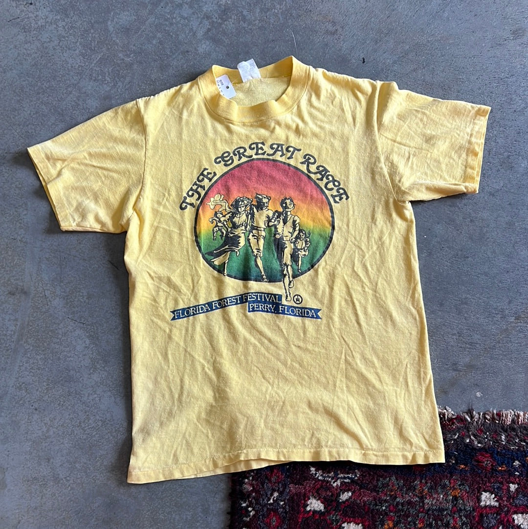 Load image into Gallery viewer, 1980&amp;#39;s Perry FL Forest Festival Shirt - S
