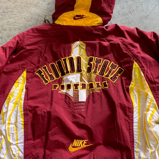 Load image into Gallery viewer, FSU Nike Coaches Trench Coat - L
