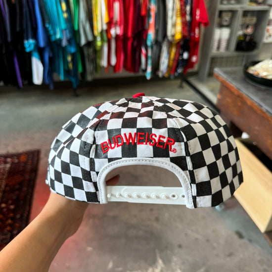 Budweiser Checkered Racing Hat