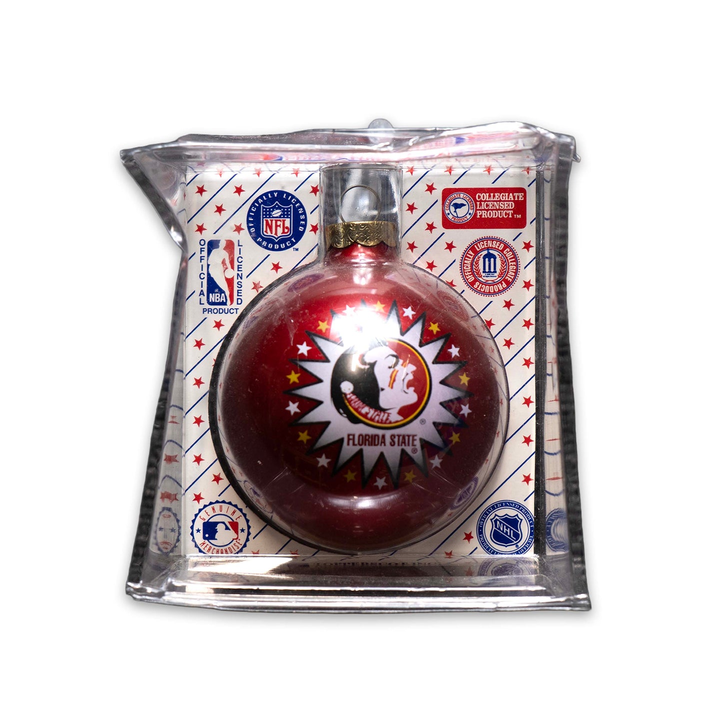 Florida State Old Logo Stars Ornament