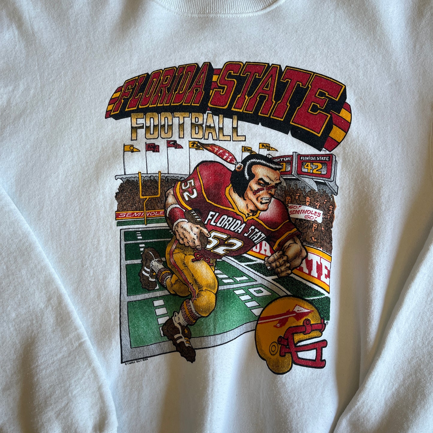 1989 FSU Football Caricature Sweatshirt