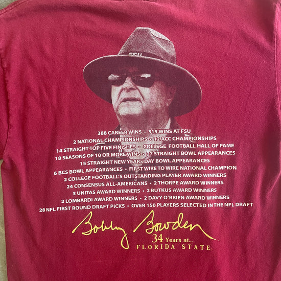 FSU Bobby Bowden Shirt - M