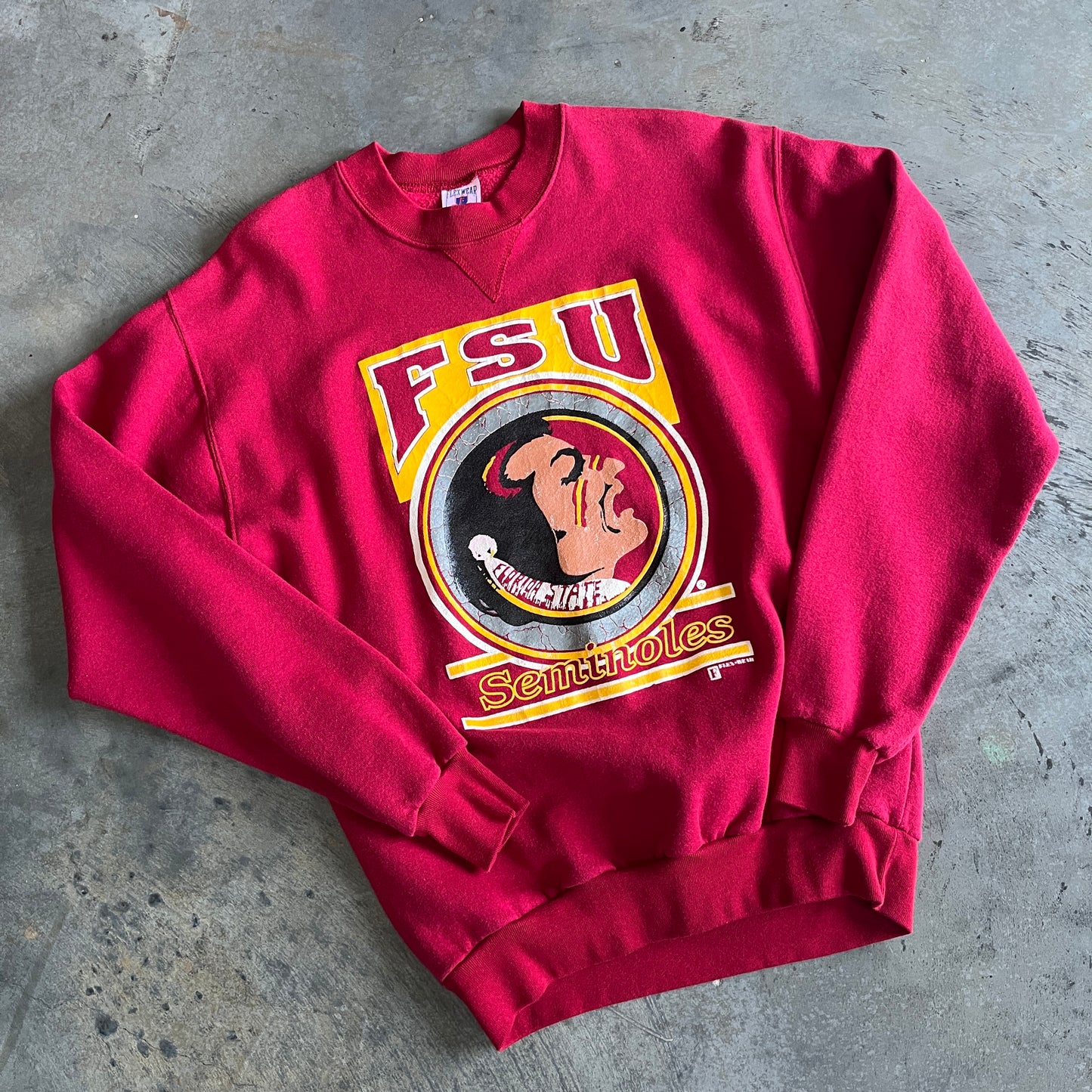 FSU Logo Flexwear Crewneck